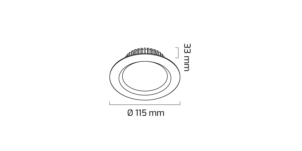 Goya 7 Watt SMD Led Downlight Armatür GY 1740