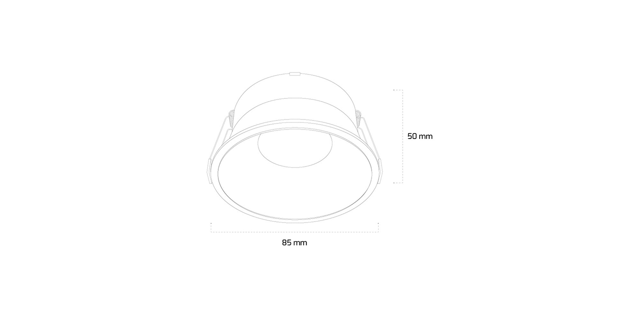 GY 1750-8 BEYAZ 8W 3000K SED COB ARM.*