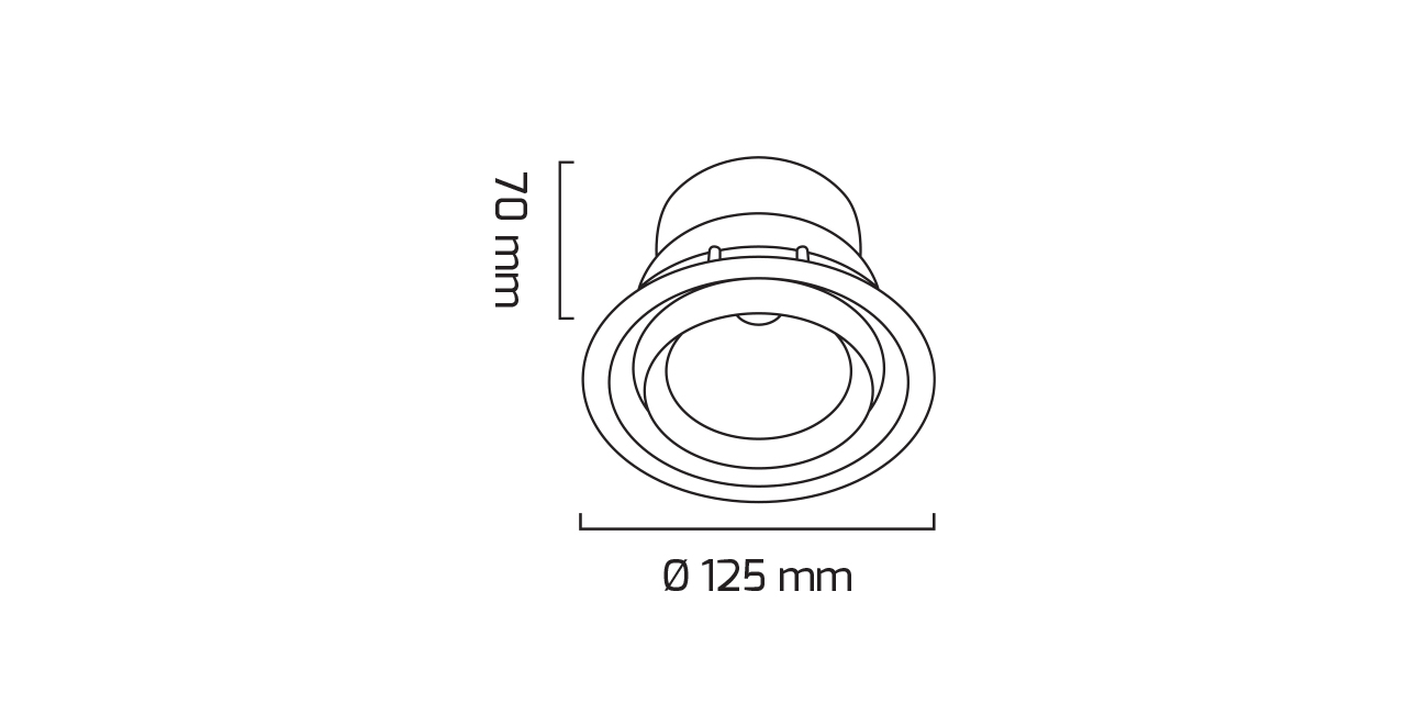 GY 3050-42 SİYAH 42W 40° 3000K SO COB LED S.A.ARM*