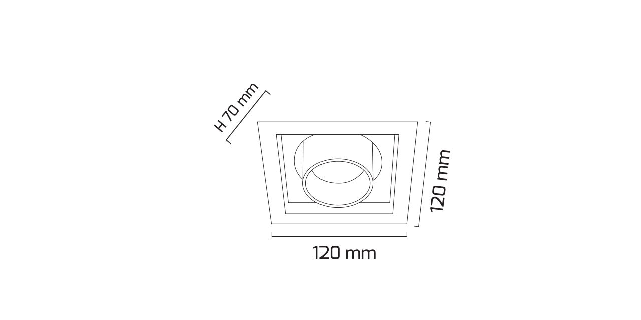GY 3051-30 SYH 30W 40° 3000K SE COB LED S.A.ARM*