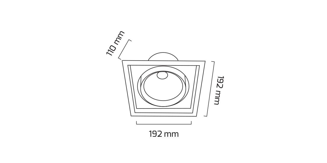 GY 3051-30 SYH 30W 40° 3000K SE COB LED S.A.ARM*