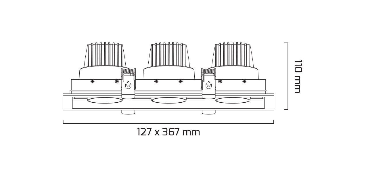 GY 3123-20 BEYAZ 20W 35° 3000K SO COB LED S.A. ARM