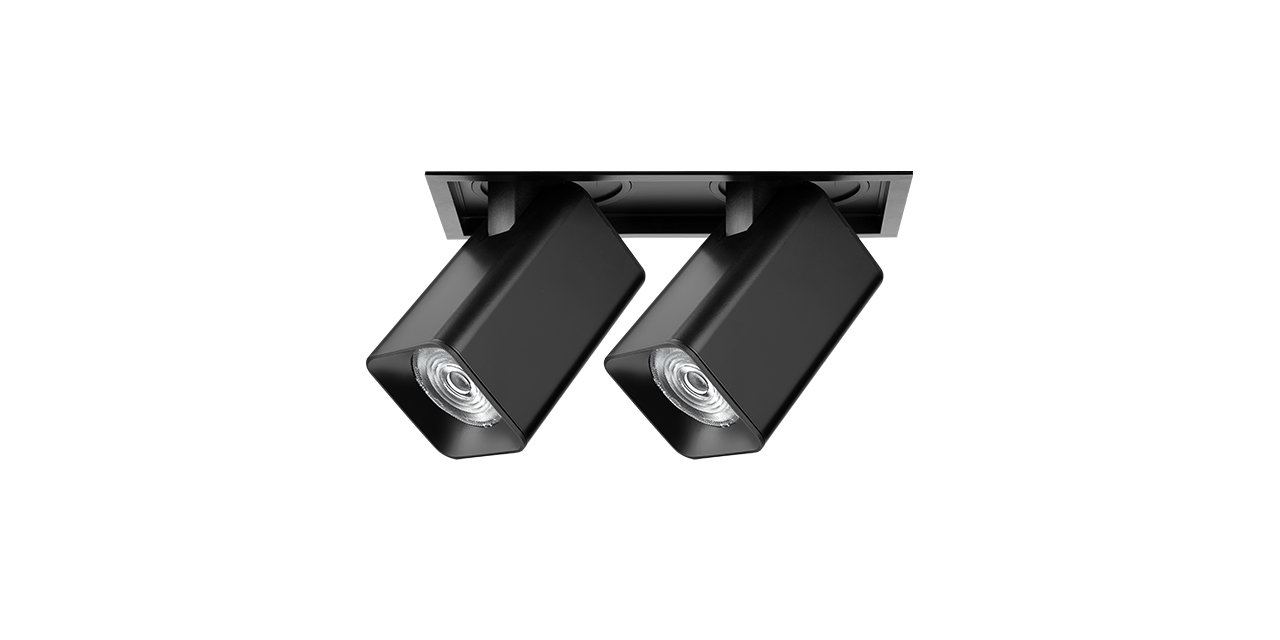 GY 3252-36 SİYAH 2x36W 40° 6500K SE LED S.A. ARM.*