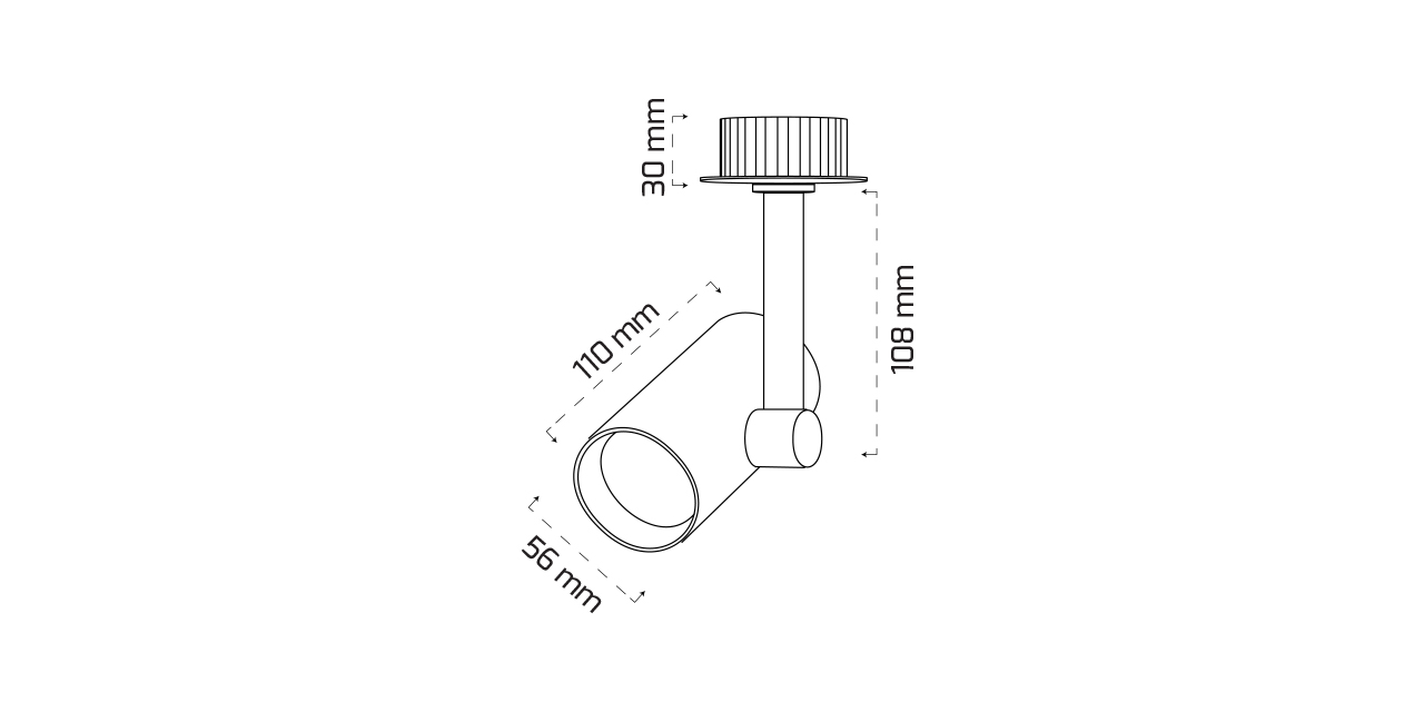 GY 3633 BEYAZ 14W 60° 3000K SE LED RAY SPOT ARM*