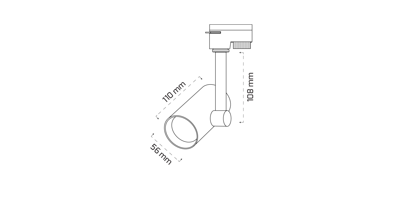 GY 3633 BEYAZ 14W 60° 3000K SE LED RAY SPOT ARM*