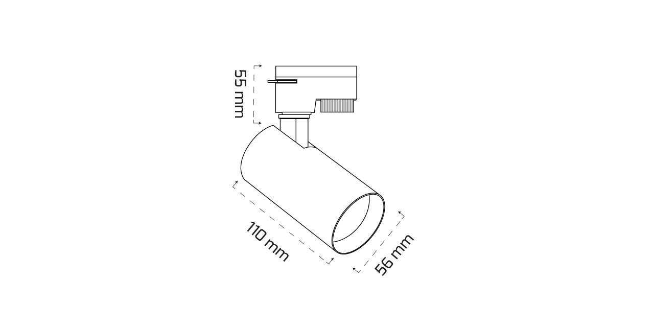 GY 3644 BEYAZ14W 40° 3000K SE LED S.Ü RAY SPOT AR*
