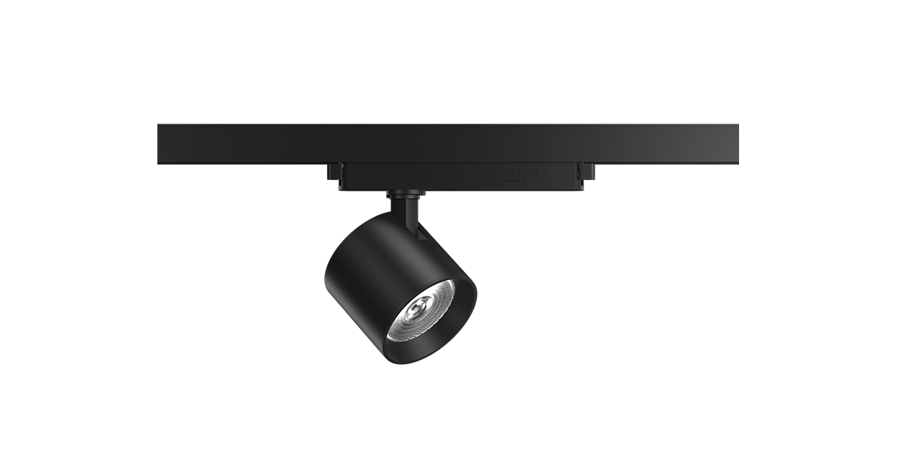 GY 3653-30 SİYAH 30W 40° 4000K SG LENSLİ RAY SPOT*