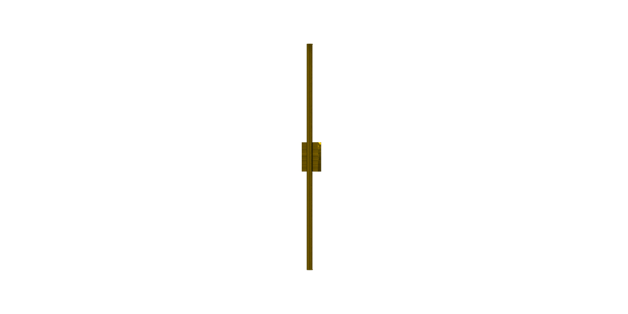 GY 4207 DEKORATİF APLİK SİYAH 12W 75CM 3000K