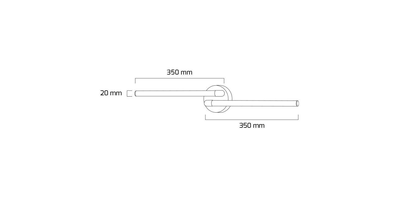 GY 4209 DEKORATİF APLİK ESKİTME 12W 2X35CM 3000K