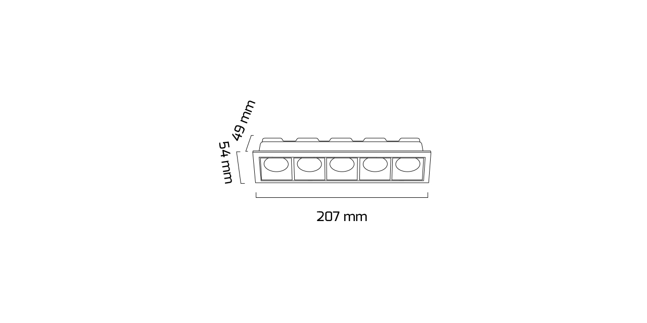 GY 5108 BEYAZ 10W 2700K SOD LED DOWNLIGHT*