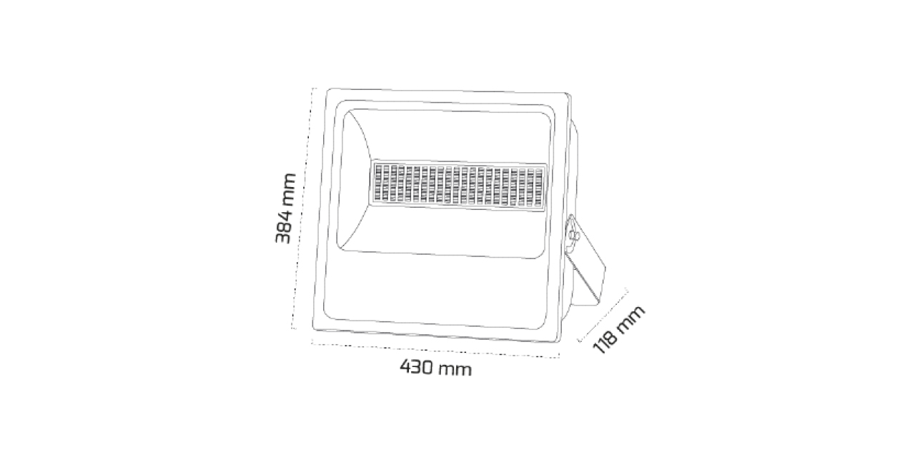 GY 6021-250 - GOYA SMD LED PROJEKTÖR 250W 3000K