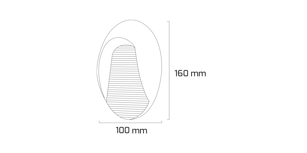 Goya 3W 3000K Sarı Ledli Siyah Duvar Apliği GY 6234