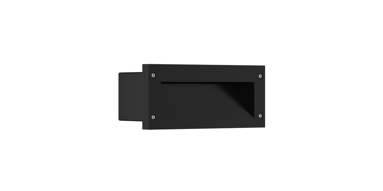 Goya 3W 3000K 65X145X70mm Sarı Ledli Siyah Duvar Apliği GY 6243