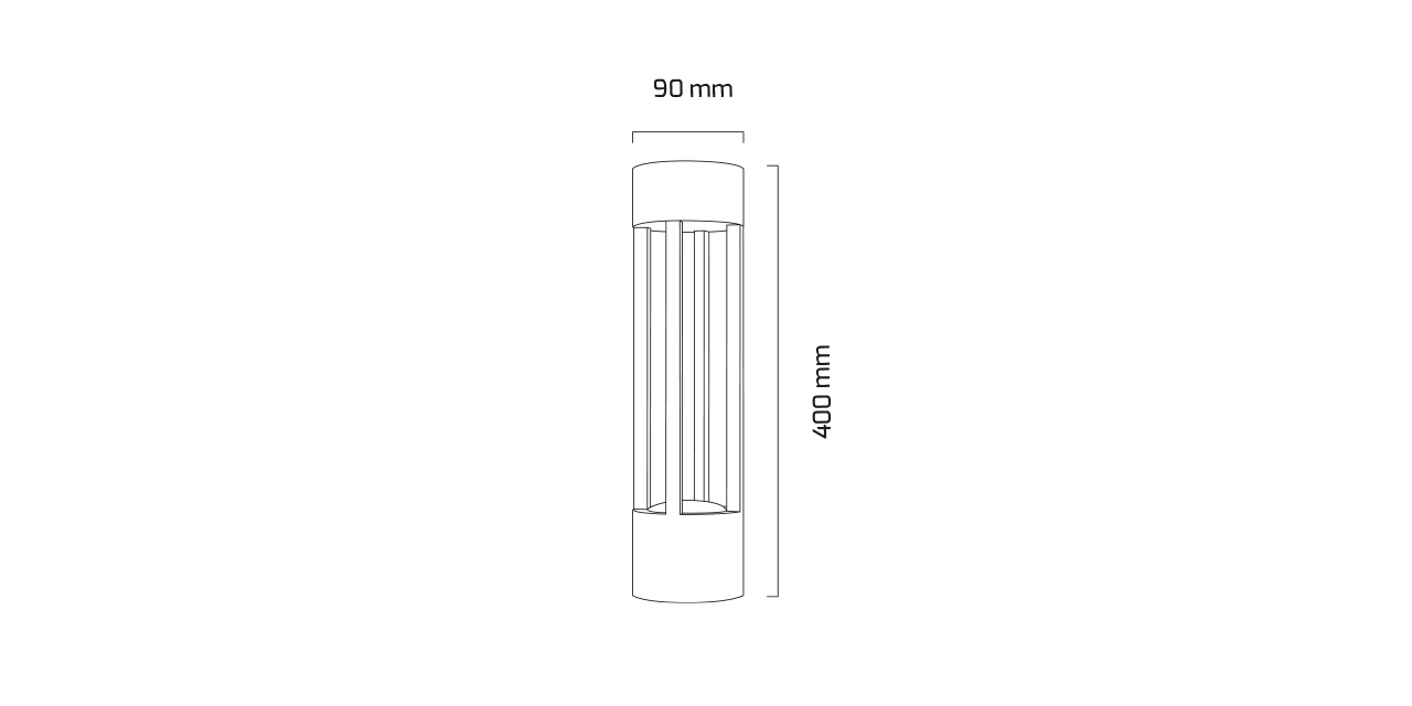 GY 6252 SİYAH 12W 36° 3000K SG LED BAHÇE ARMATÜRÜ*