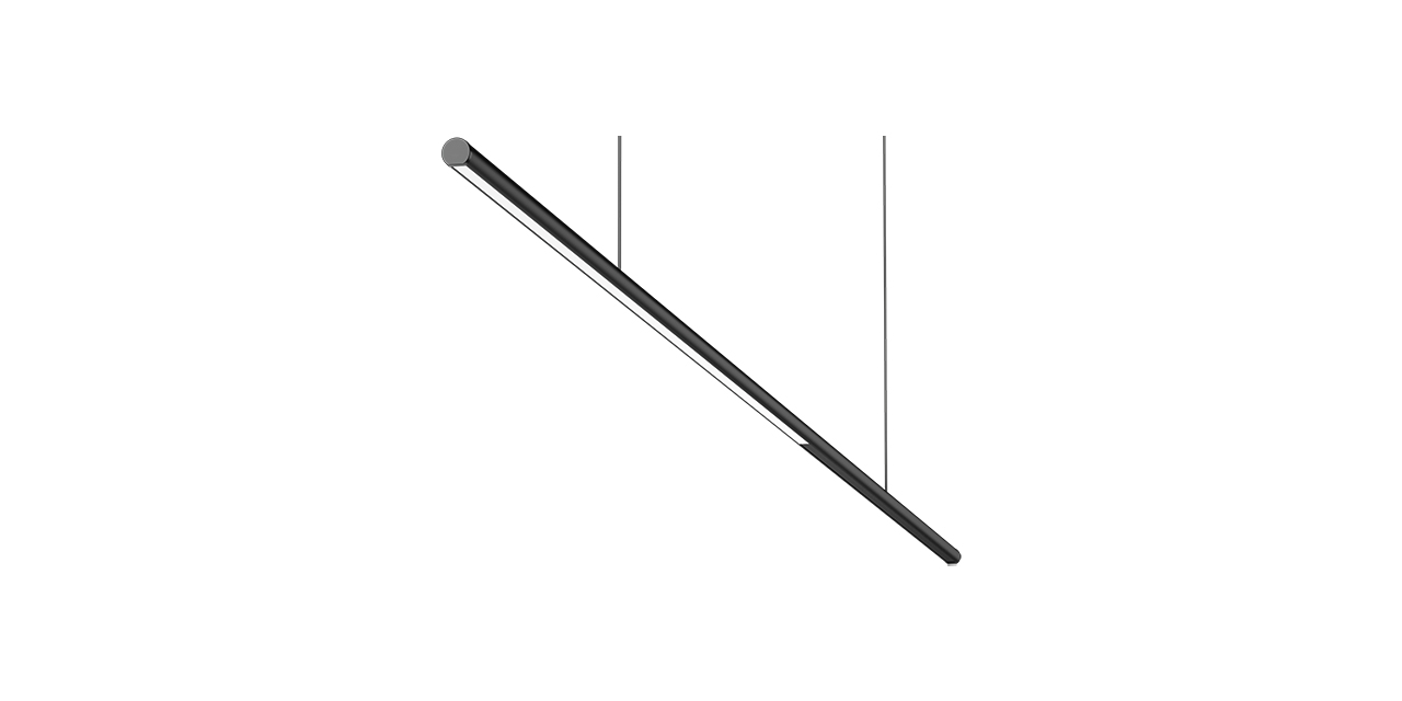 GY 8011-2  20W SİYAH 6500K SO LİNER ARMATÜR*