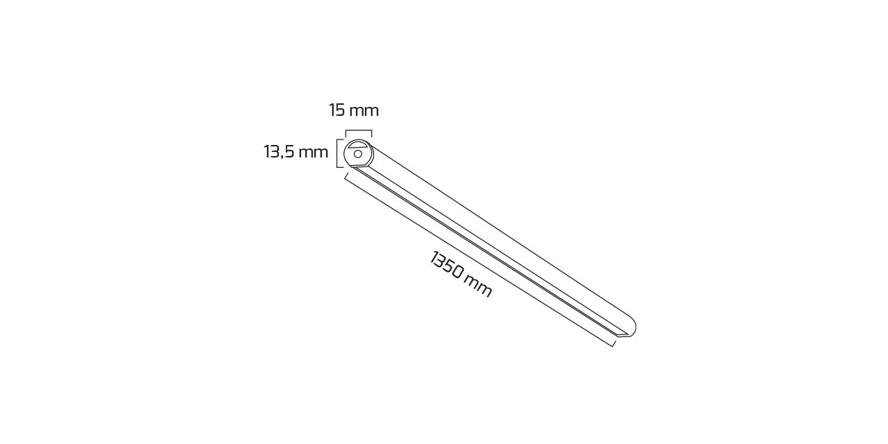 GY 8011-2  20W SİYAH 6500K SO LİNER ARMATÜR*