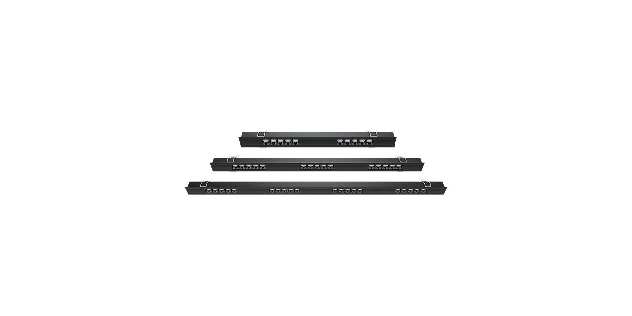GY 8024-64 cm SİYAH 25W 48° 3000K SM LİNEER ARM*