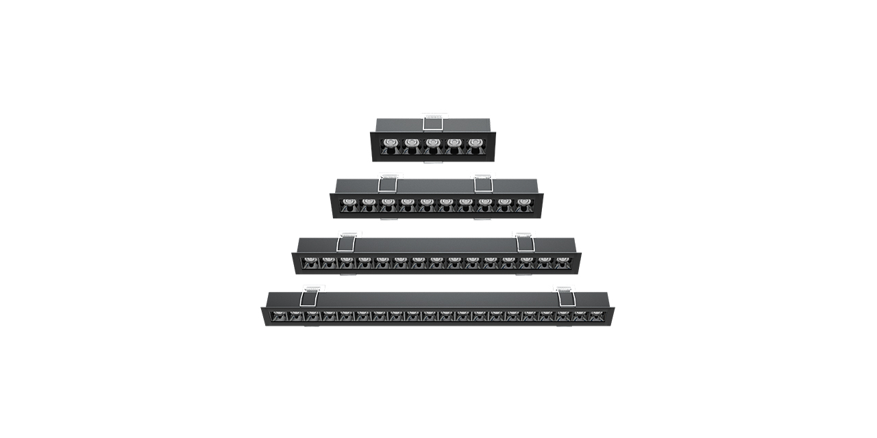 GY 8025-60 cm SİYAH  48° 6500K SM LİNEER ARM*