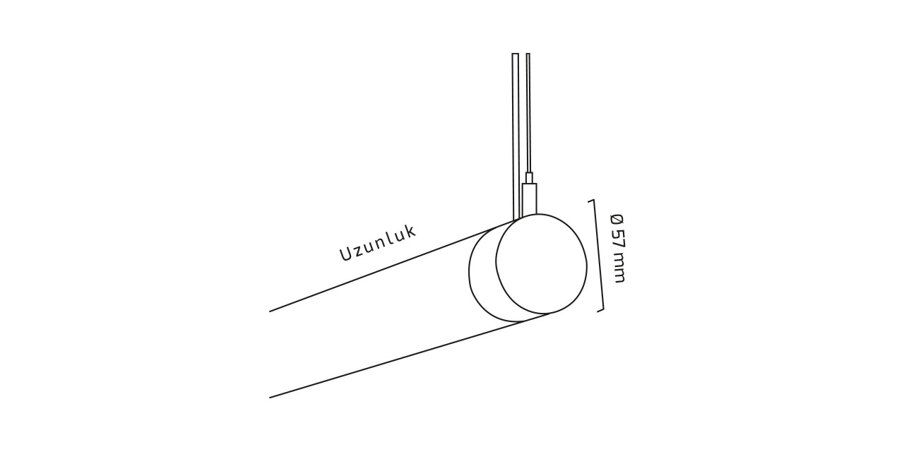 GY 8038-150 cm SİYAH 6500K SO LİNEER ARMATÜR*