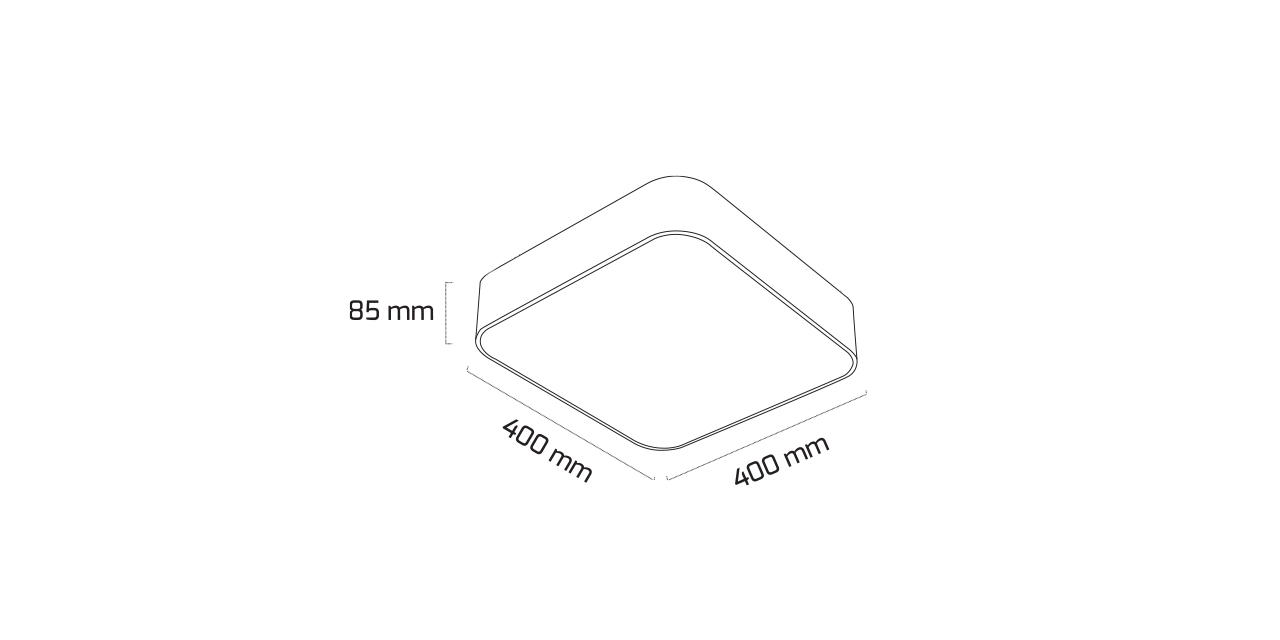 GY 8115-60 cm SİYAH 80W 3000K SO LİNEER ARM*