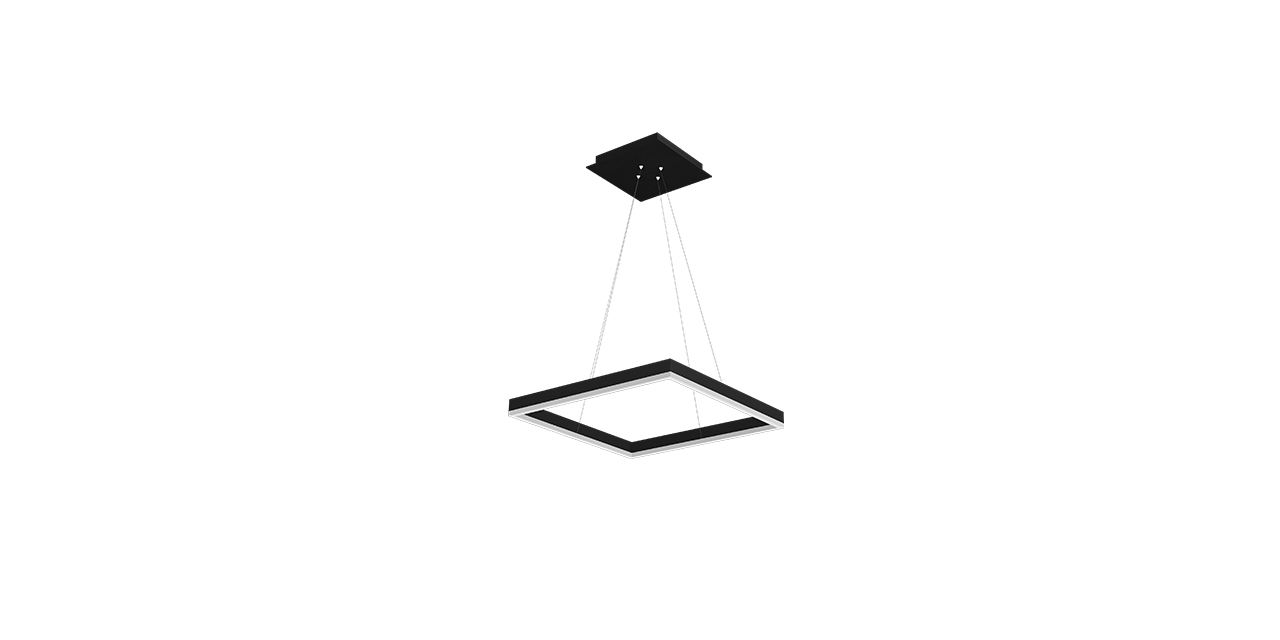 GY 8212-40 cm SİYAH 38W 3000K SO LİNEER ARM*
