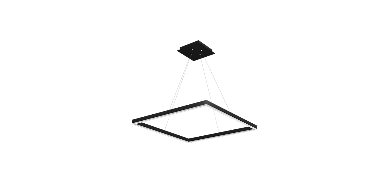 GY 8212-40 cm SİYAH 38W 3000K SO LİNEER ARM*