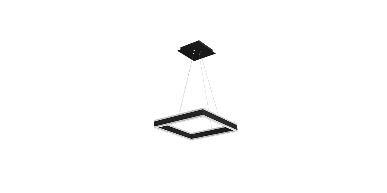 GY 8213-40 cm SİYAH 38W 3000K SO LİNEER ARM*