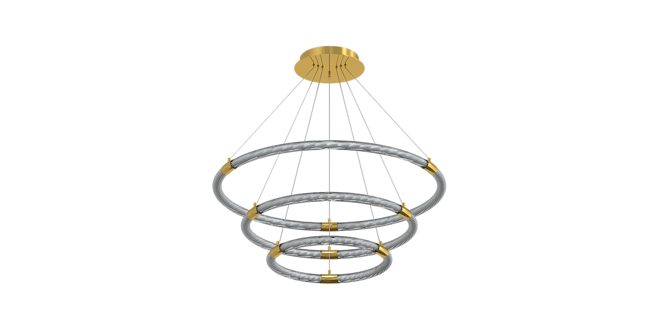GY 8214-6060 GOLD 3000K 110W AKRİLİK AVİZE