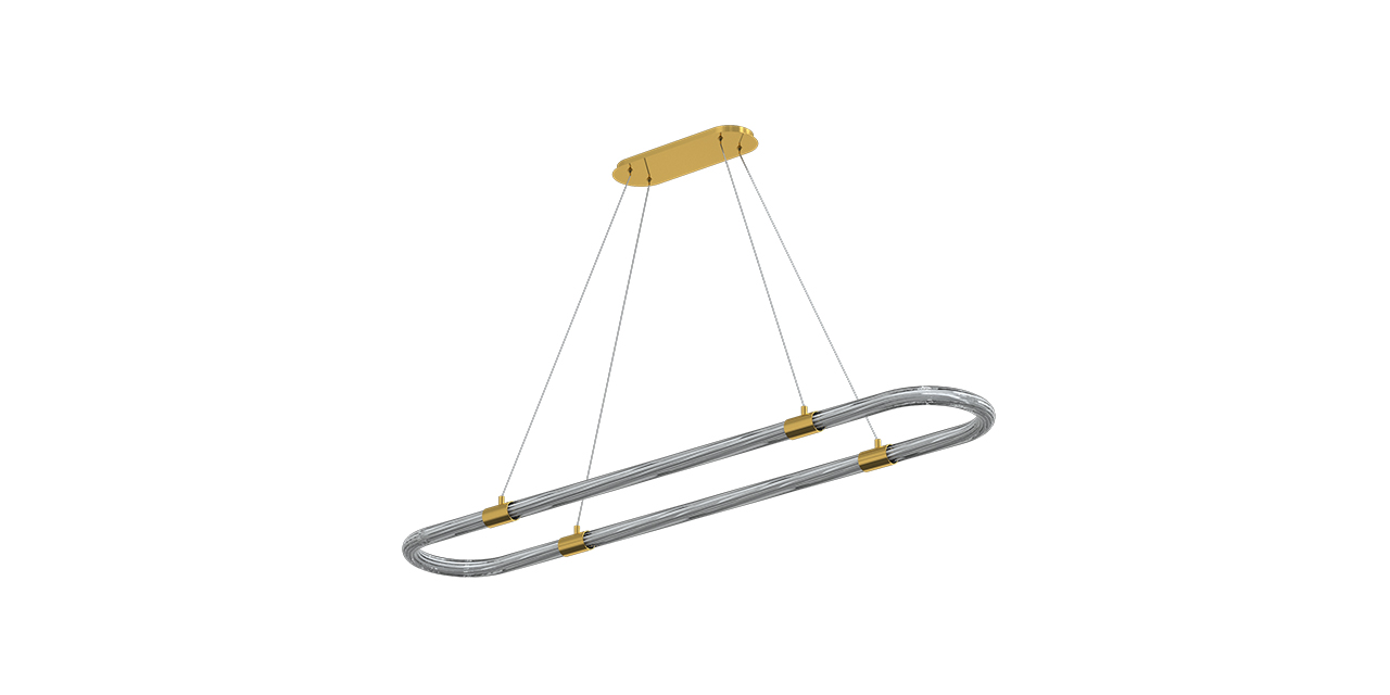 GY 8219-20120 GOLD 3000K 48W AKRİLİK AVİZE