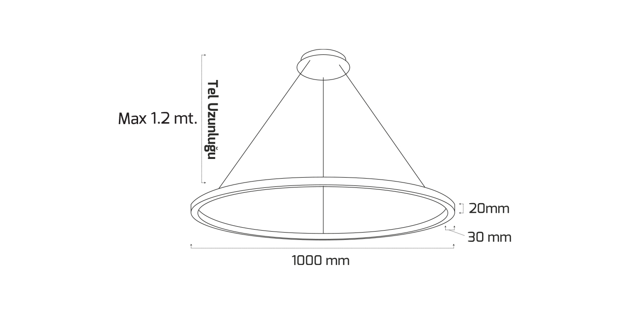 GY 8221-100 SİYAH 6500K SM DEK. SARKIT ARM.*
