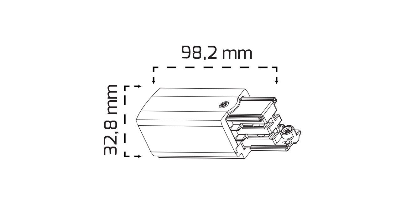 GY 9034 - TRİFAZE RAY ENERJİ GİRİŞİ SİYAH