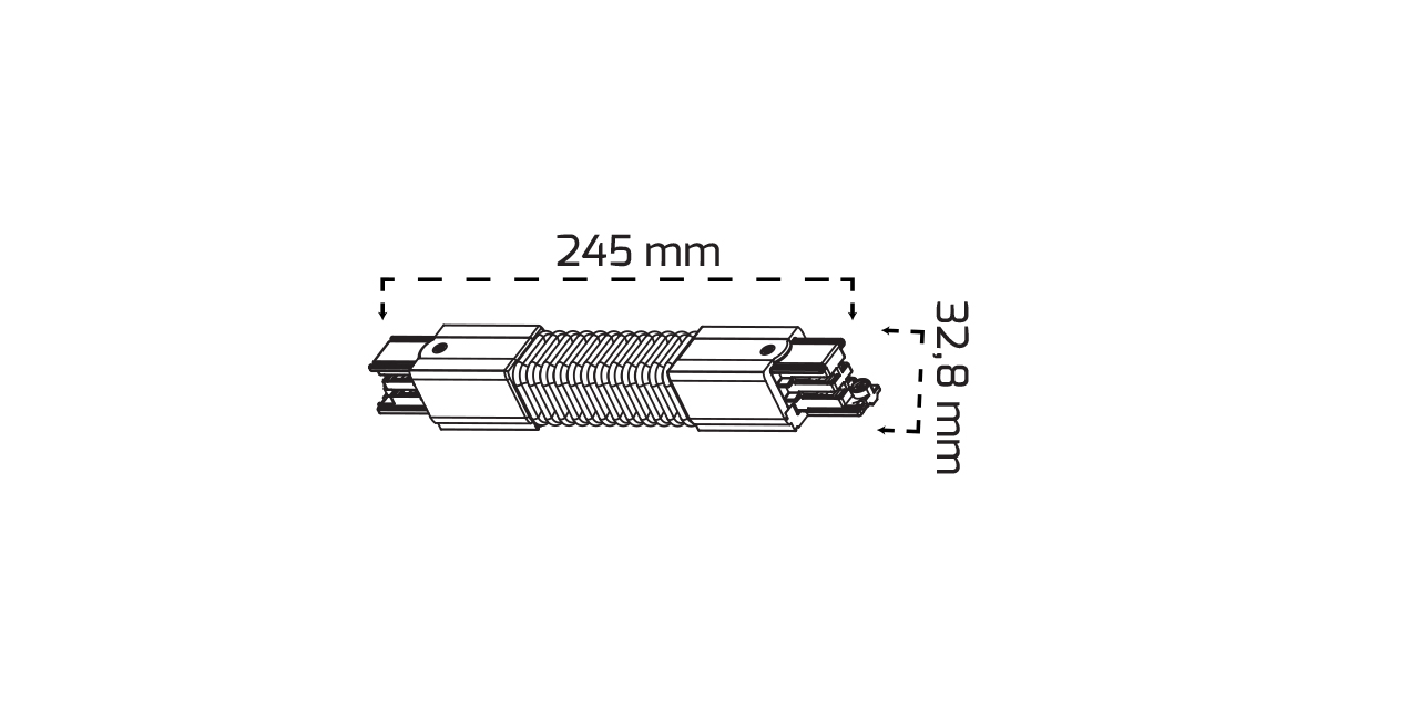 GY 9045 - TRİFAZE RAY ESNEK BAĞLANTI BEYAZ